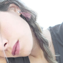 Load image into Gallery viewer, Embroidered Stud Earrings