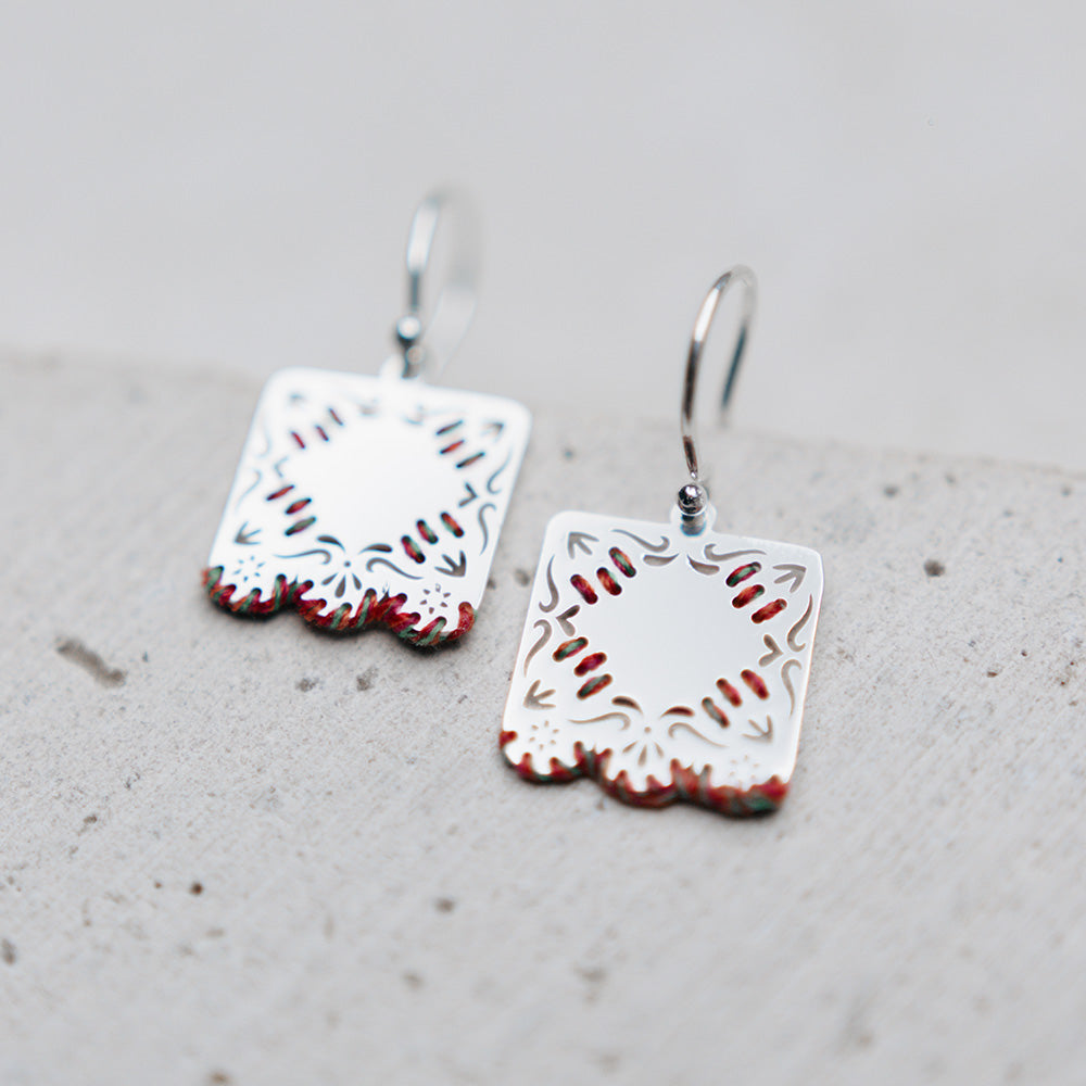Aretes Papel Picado